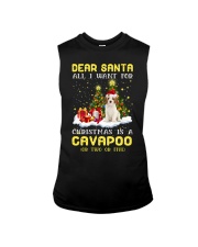 Dear Santa - Cavapoo Sleeveless Tee tile
