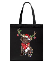 Reindeer - Chocolate Labrador Tote Bag tile