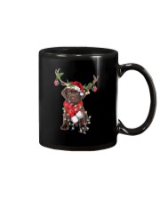 Reindeer - Chocolate Labrador Mug tile