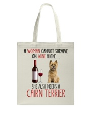 She Also Needs - Cairn Terrier Tote Bag tile