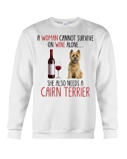 She Also Needs - Cairn Terrier Crewneck Sweatshirt tile