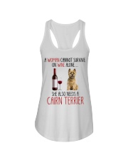 She Also Needs - Cairn Terrier Ladies Flowy Tank tile