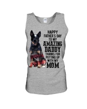 Daddy Blue Heeler Unisex Tank tile