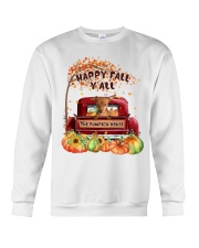 Pumpkin House - RED Miniature Pinscher Crewneck Sweatshirt tile