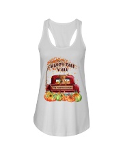 Pumpkin House - RED Miniature Pinscher Ladies Flowy Tank tile
