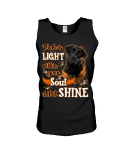 Shine - BLACK Labrador 1 Unisex Tank tile