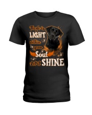 Shine - BLACK Labrador 1 Ladies T-Shirt tile