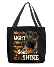 Shine - BLACK Labrador 1 All-Over Tote tile