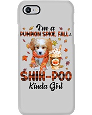 Pumpkin Kinda - Shih-Poo Phone Case tile