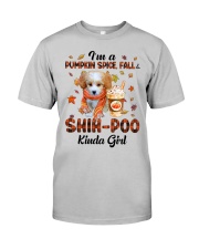 Pumpkin Kinda - Shih-Poo Classic T-Shirt front