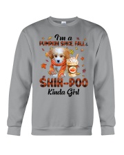 Pumpkin Kinda - Shih-Poo Crewneck Sweatshirt tile