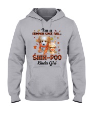 Pumpkin Kinda - Shih-Poo Hooded Sweatshirt tile