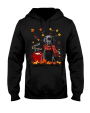 Hot Chocolate - BLACK Labrador Pup Hooded Sweatshirt tile