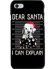 Dear Santa Dalmatian 1 Phone Case tile