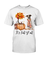 It is Fall - Jack Russell Terrier 2 Classic T-Shirt tile