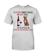 She Also Needs American Staffordshire Terrier Dog Premium Fit Mens Tee tile