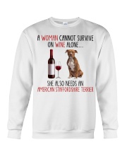 She Also Needs American Staffordshire Terrier Dog Crewneck Sweatshirt tile