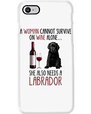 She Also Needs - Black Labrador Phone Case tile