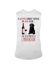 She Also Needs - Black Labrador Sleeveless Tee tile