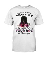 At The End - BLACK Shih-Poo Classic T-Shirt front