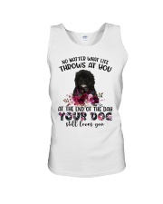 At The End - BLACK Shih-Poo Unisex Tank tile
