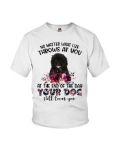 At The End - BLACK Shih-Poo Youth T-Shirt tile