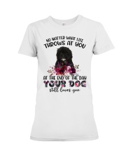 At The End - BLACK Shih-Poo Premium Fit Ladies Tee tile