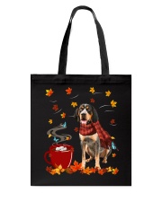 Hot Chocolate - Bluetick Coonhound Tote Bag tile