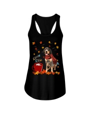 Hot Chocolate - Bluetick Coonhound Ladies Flowy Tank tile