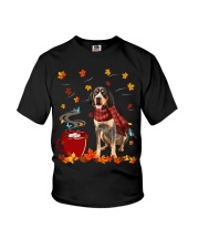 Hot Chocolate - Bluetick Coonhound Youth T-Shirt tile