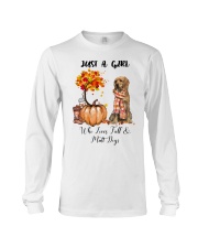 Girl Love Fall And - Mutt Dog Long Sleeve Tee tile