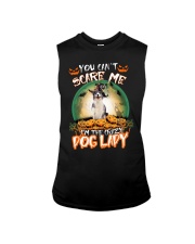 Crazy Lady - Blue Merle Collie Sleeveless Tee tile