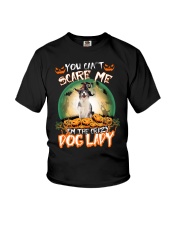 Crazy Lady - Blue Merle Collie Youth T-Shirt tile