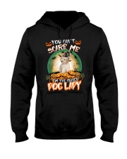 Crazy Lady - CREAM Toy Poodle Hooded Sweatshirt tile