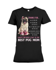 Talking Me - Pug Premium Fit Ladies Tee tile