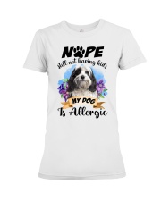 Allergic - Tibetan Terrier 1 Premium Fit Ladies Tee tile