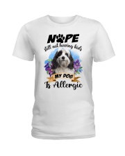 Allergic - Tibetan Terrier 1 Ladies T-Shirt tile