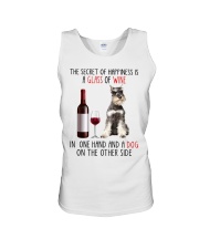 Happiness - GREY Miniature Schnauzer Unisex Tank tile