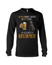 Beer Alone - Neapolitan Mastiff Long Sleeve Tee tile