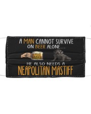 Beer Alone - Neapolitan Mastiff Mask tile