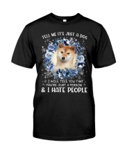 Hate People - Shiba Inu 1 Premium Fit Mens Tee tile