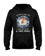 Hate People - Shiba Inu 1 Hooded Sweatshirt tile
