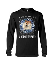 Hate People - Shiba Inu 1 Long Sleeve Tee tile