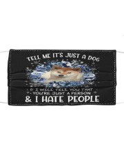 Hate People - Shiba Inu 1 Mask tile