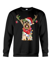 Reindeer - Yorkshire Terrier Crewneck Sweatshirt tile