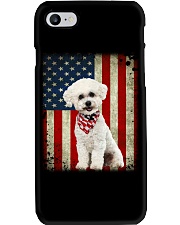Bichon Frise - American Flag Phone Case tile