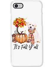 It is Fall - Maltipoo 1 Phone Case tile