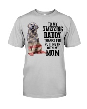 Amazing Daddy - Golden Retriever Classic T-Shirt front