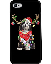 Reindeer - Tibetan Terrier 2 Phone Case tile