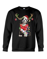 Reindeer - Tibetan Terrier 2 Crewneck Sweatshirt tile